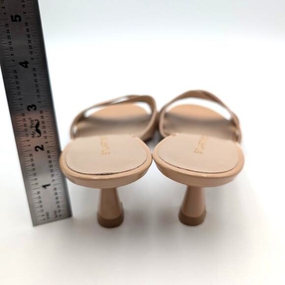Stuart Weitzman Minimalist Slide 50 Sandal Women's Adobe Size US7.5B EU38 - Picture 4 of 10
